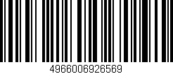 Código de barras (EAN, GTIN, SKU, ISBN): '4966006926569'