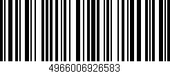 Código de barras (EAN, GTIN, SKU, ISBN): '4966006926583'