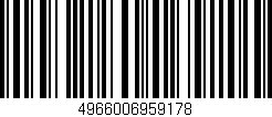 Código de barras (EAN, GTIN, SKU, ISBN): '4966006959178'