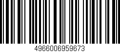 Código de barras (EAN, GTIN, SKU, ISBN): '4966006959673'