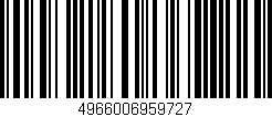 Código de barras (EAN, GTIN, SKU, ISBN): '4966006959727'