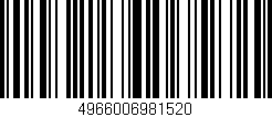 Código de barras (EAN, GTIN, SKU, ISBN): '4966006981520'