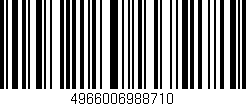 Código de barras (EAN, GTIN, SKU, ISBN): '4966006988710'