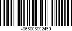 Código de barras (EAN, GTIN, SKU, ISBN): '4966006992458'