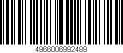 Código de barras (EAN, GTIN, SKU, ISBN): '4966006992489'