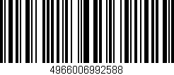 Código de barras (EAN, GTIN, SKU, ISBN): '4966006992588'