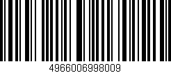 Código de barras (EAN, GTIN, SKU, ISBN): '4966006998009'