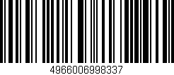 Código de barras (EAN, GTIN, SKU, ISBN): '4966006998337'