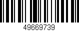 Código de barras (EAN, GTIN, SKU, ISBN): '49669739'