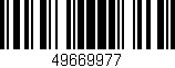 Código de barras (EAN, GTIN, SKU, ISBN): '49669977'