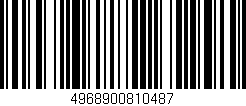 Código de barras (EAN, GTIN, SKU, ISBN): '4968900810487'