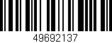 Código de barras (EAN, GTIN, SKU, ISBN): '49692137'