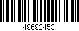 Código de barras (EAN, GTIN, SKU, ISBN): '49692453'