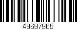 Código de barras (EAN, GTIN, SKU, ISBN): '49697965'