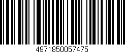 Código de barras (EAN, GTIN, SKU, ISBN): '4971850057475'