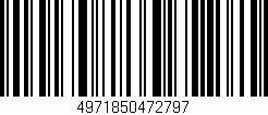 Código de barras (EAN, GTIN, SKU, ISBN): '4971850472797'