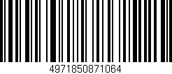 Código de barras (EAN, GTIN, SKU, ISBN): '4971850871064'