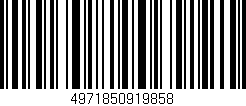 Código de barras (EAN, GTIN, SKU, ISBN): '4971850919858'
