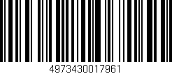 Código de barras (EAN, GTIN, SKU, ISBN): '4973430017961'