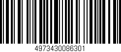 Código de barras (EAN, GTIN, SKU, ISBN): '4973430086301'