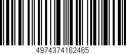 Código de barras (EAN, GTIN, SKU, ISBN): '4974374162465'