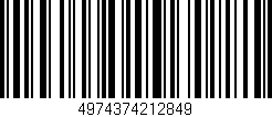 Código de barras (EAN, GTIN, SKU, ISBN): '4974374212849'