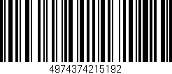 Código de barras (EAN, GTIN, SKU, ISBN): '4974374215192'