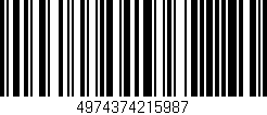 Código de barras (EAN, GTIN, SKU, ISBN): '4974374215987'