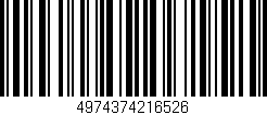 Código de barras (EAN, GTIN, SKU, ISBN): '4974374216526'