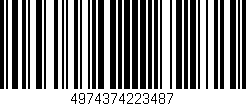 Código de barras (EAN, GTIN, SKU, ISBN): '4974374223487'