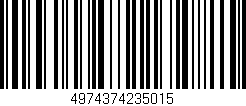 Código de barras (EAN, GTIN, SKU, ISBN): '4974374235015'
