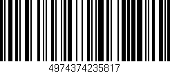 Código de barras (EAN, GTIN, SKU, ISBN): '4974374235817'