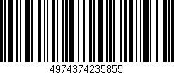 Código de barras (EAN, GTIN, SKU, ISBN): '4974374235855'