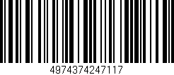 Código de barras (EAN, GTIN, SKU, ISBN): '4974374247117'