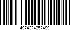 Código de barras (EAN, GTIN, SKU, ISBN): '4974374257499'