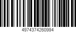 Código de barras (EAN, GTIN, SKU, ISBN): '4974374260994'