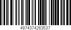 Código de barras (EAN, GTIN, SKU, ISBN): '4974374263537'