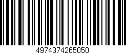 Código de barras (EAN, GTIN, SKU, ISBN): '4974374265050'