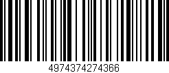 Código de barras (EAN, GTIN, SKU, ISBN): '4974374274366'
