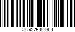 Código de barras (EAN, GTIN, SKU, ISBN): '4974375393608'