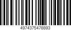 Código de barras (EAN, GTIN, SKU, ISBN): '4974375478893'