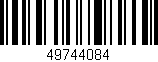 Código de barras (EAN, GTIN, SKU, ISBN): '49744084'