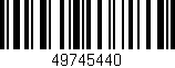 Código de barras (EAN, GTIN, SKU, ISBN): '49745440'