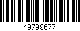 Código de barras (EAN, GTIN, SKU, ISBN): '49799677'