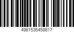 Código de barras (EAN, GTIN, SKU, ISBN): '4981535458817'