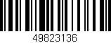 Código de barras (EAN, GTIN, SKU, ISBN): '49823136'