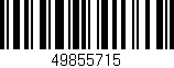 Código de barras (EAN, GTIN, SKU, ISBN): '49855715'