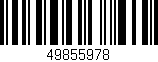 Código de barras (EAN, GTIN, SKU, ISBN): '49855978'