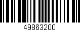 Código de barras (EAN, GTIN, SKU, ISBN): '49863200'