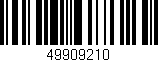 Código de barras (EAN, GTIN, SKU, ISBN): '49909210'